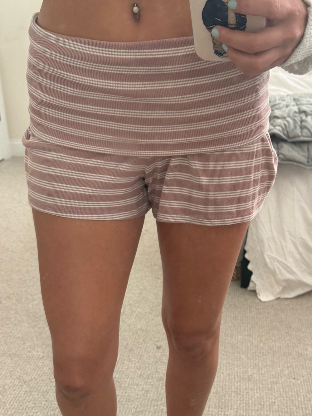 Fold over shorts